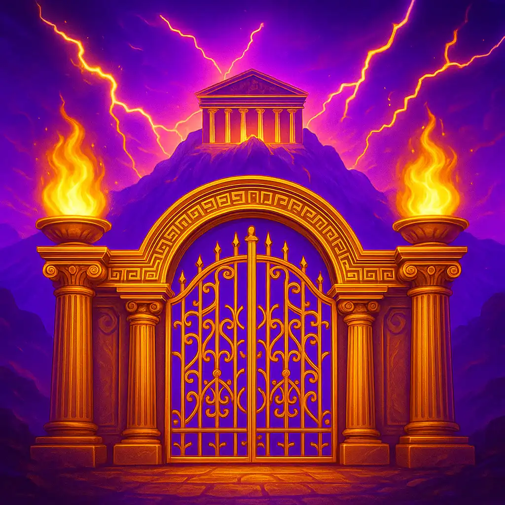 Gates of Olympus Super Scatter slot game cover art
