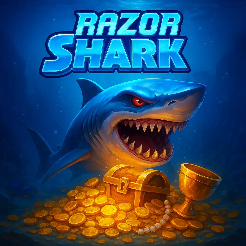 Razor Shark slot game cover art